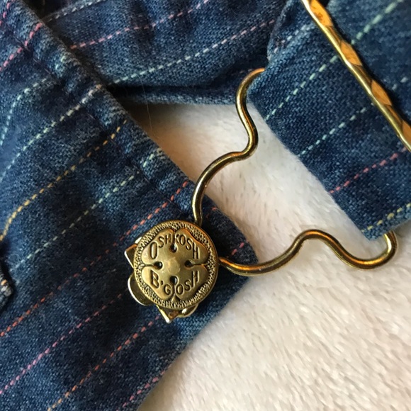 2/$25 Vintage OshKosh B’gosh Denim Overall Dress - Picture 4 of 5